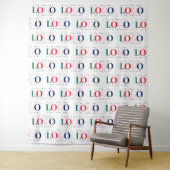 Colorful Rectangle Logo Pattern Repeating Business タペストリー (インサイチュ)