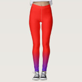 Colorful Red And Bluo Leggings  レギンス (正面)