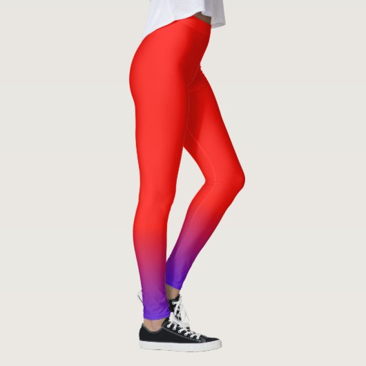 Colorful Red And Bluo Leggings  レギンス (右)