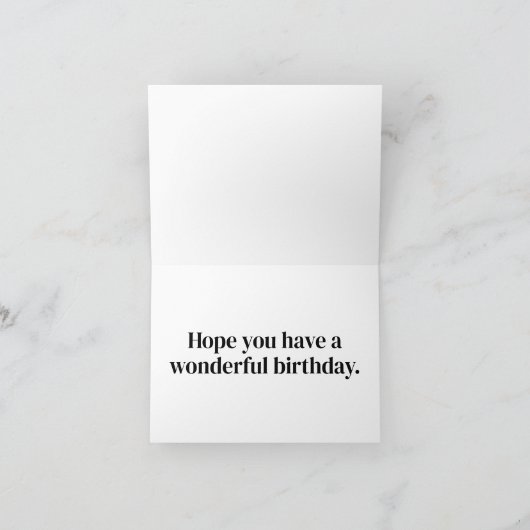 Colorful Resting Butterfly Design Happy Birthday カード (内部)