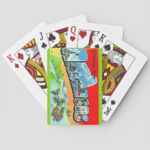 Colorful Retro Arkansas Postcard