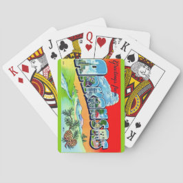 Colorful Retro Arkansas Postcard  トランプ