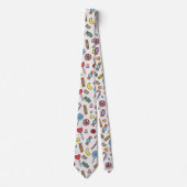 Colorful Retro Cartoon Candy ネクタイ (正面)
