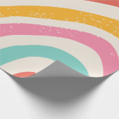 Colorful Retro Patterned ラッピングペーパー (角)