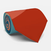 Colorful retro style waves decoration ネクタイ (ロール)