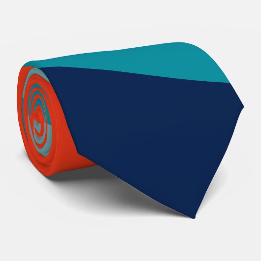 Colorful retro sun rays ネクタイ (ロール)