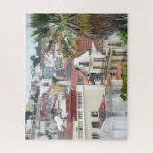 COLORFUL ROOF TOPS Alfama Lisbon,Portugal ジグソーパズル (縦)