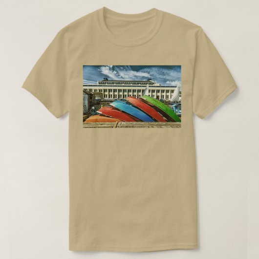 Colorful Rowboats Tシャツ (デザイン正面)