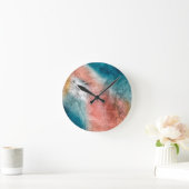 Colorful Rustic Metal Textures  ラウンド壁時計 (ホーム)