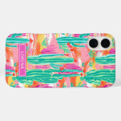 Colorful Saguaro Cacti Personalized Case-Mate iPhoneケース (裏面 (横))