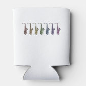 Colorful Saxophone Spectrum Music Teacher Gift  缶クーラー (裏面)