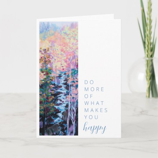 Colorful Scenic Do More サンキューカード (正面)