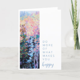 Colorful Scenic Do More サンキューカード