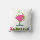 Colorful Science Beaker - Fun Lab Experiment クッション (正面)