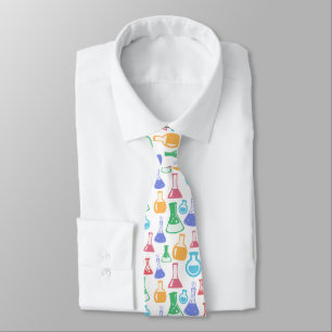 Colorful Science / Chemistry Pattern ネクタイ