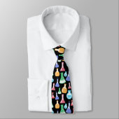 Colorful Science / Chemistry Pattern Neck Tie ネクタイ (タイ)