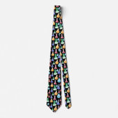 Colorful Science / Chemistry Pattern Neck Tie ネクタイ (正面)
