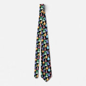 Colorful Science / Chemistry Pattern Neck Tie ネクタイ (裏面)