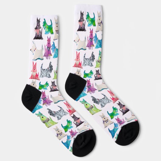 Colorful Scottie Socks ソックス (右)