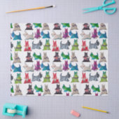 Colorful Scotties 薄葉紙 (クラフト)