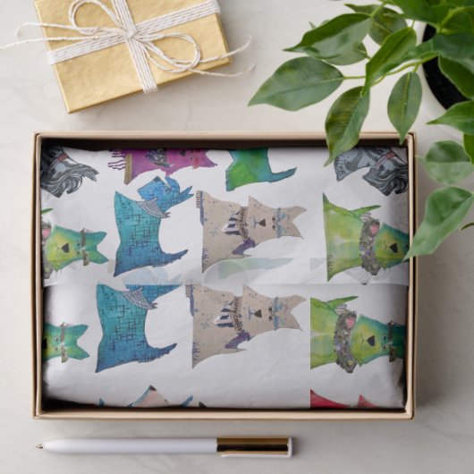 Colorful Scotties 薄葉紙 (ギフト)