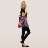Colorful Seahorse Tote Bag – Ocean Fantasy Art トートバッグ (モデル)