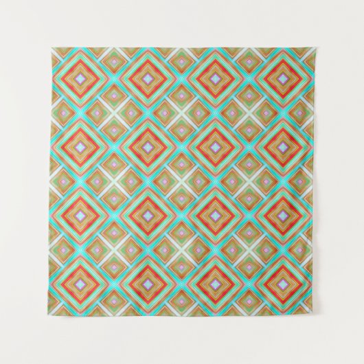 Colorful seamless pattern backgroundabstract, art, タペストリー (正面)
