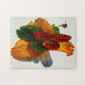 Colorful shades of autumn leaves  ジグソーパズル (横)