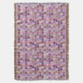 Colorful shapes スローブランケット (正面縦)