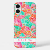 Colorful Shells Monogrammed Case-Mate iPhoneケース (裏面)