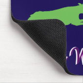 Colorful Silken Windhounds  マウスパッド (コーナー)