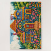 Colorful Simple Rustic Modern Cool ジグソーパズル (縦)