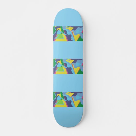 Colorful Skateboard Deck スケートボード (正面)