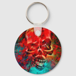 Colorful skull キーホルダー