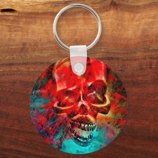 Colorful skull キーホルダー (裏面)