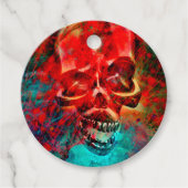 Colorful skull フェイバータグ (正面)