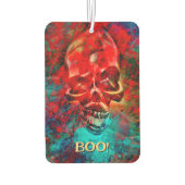 Colorful skull. Boo! カーエアーフレッシュナー (裏面)