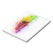 Colorful Skull - Caveira Colorida ノートパッド (回転)