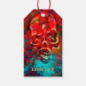 Colorful skull. Eerie Gift  ギフトタグ (正面)