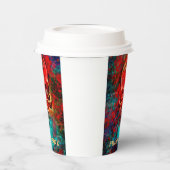 Colorful skull. Freaky Drink 紙コップ (左)