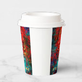 Colorful skull. Freaky Drink 紙コップ (右)