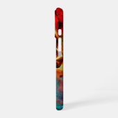 Colorful skull iPhone 16ケース (左側面)