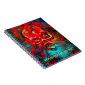 Colorful skull. Personalized ノートブック (右側)