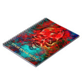 Colorful skull. Personalized ノートブック (左側)