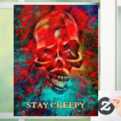 Colorful skull. Stay Creepy ウィンドウサイン (ホーム)
