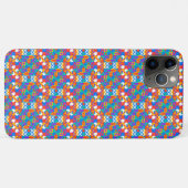 Colorful smartphone case with abstract geometric  Case-Mate iPhoneケース (裏面(横))