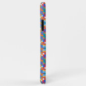 Colorful smartphone case with abstract geometric  Case-Mate iPhoneケース (裏面/右)