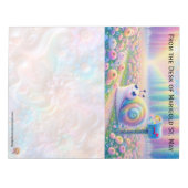 Colorful Snail Mail Notepad ノートパッド (正面)