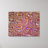 Colorful Snake Styles Pattern Design  キャンバスプリント (正面)