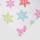Colorful Snowflake Pattern – Festive Winter Design 薄葉紙 (詳細)
